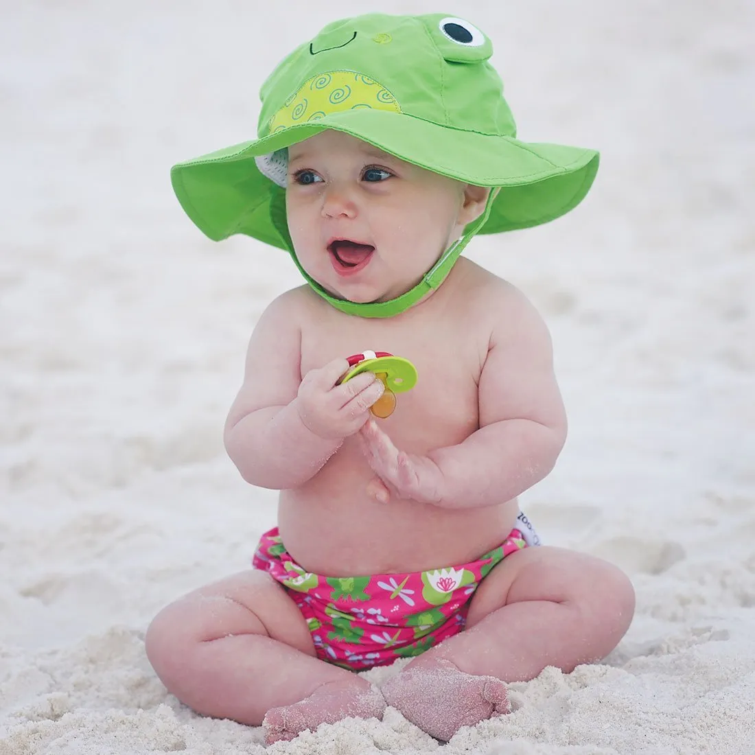 SPF 50  Baby Swim Diaper and Sun Hat Set